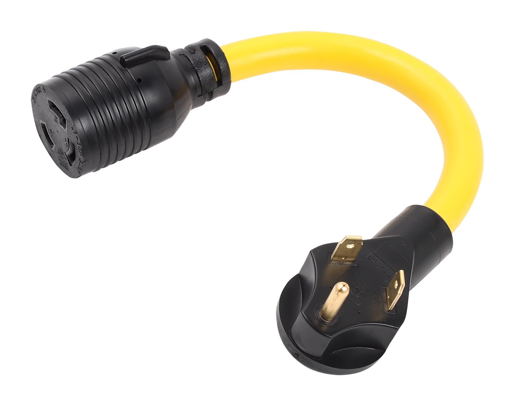 Amazon.com: ONETAK NEMA TT-30P to L6-30R 120V 30 Amp 3 Prong Male
